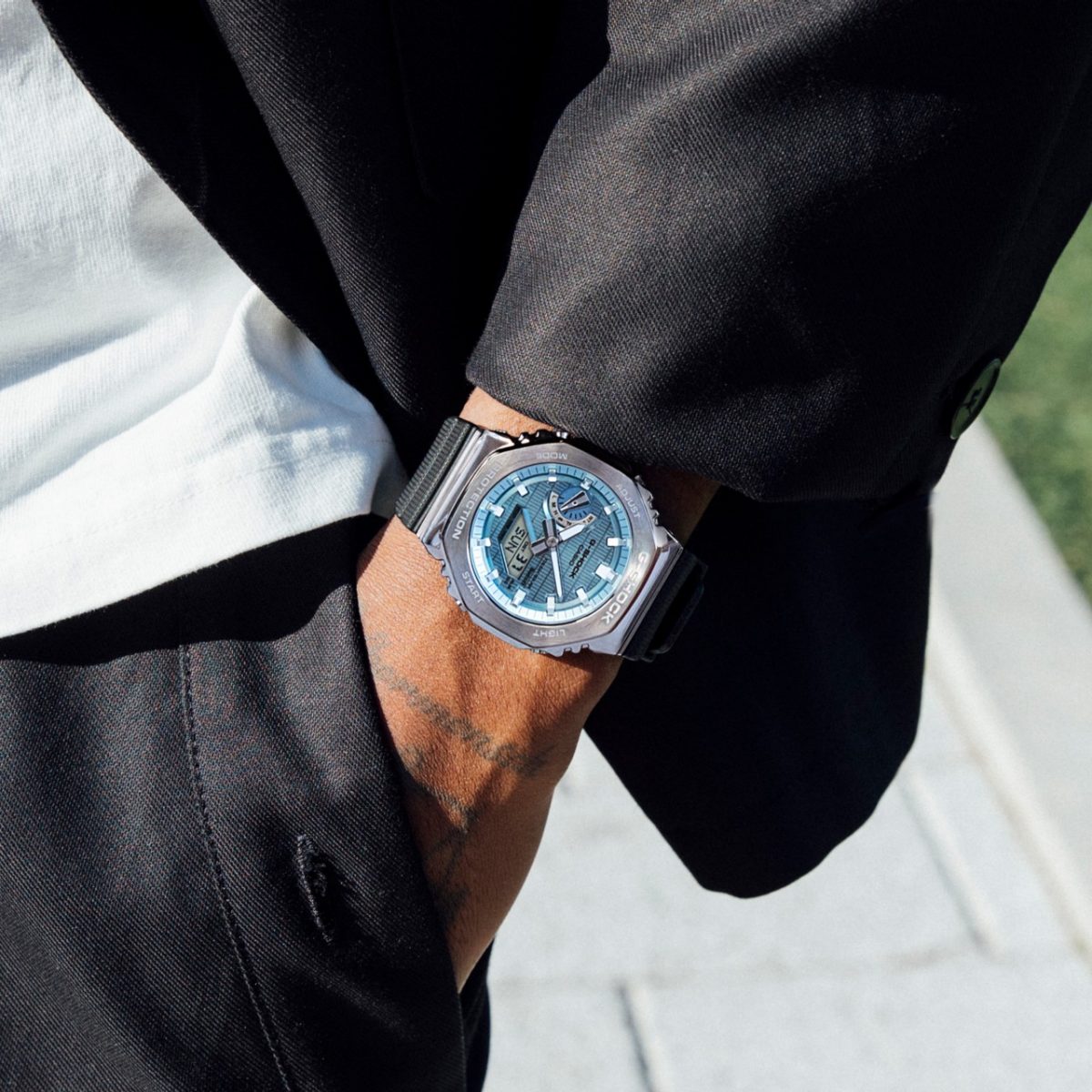 G-SHOCK GBM-2100A-1A2 手表 银色 #12