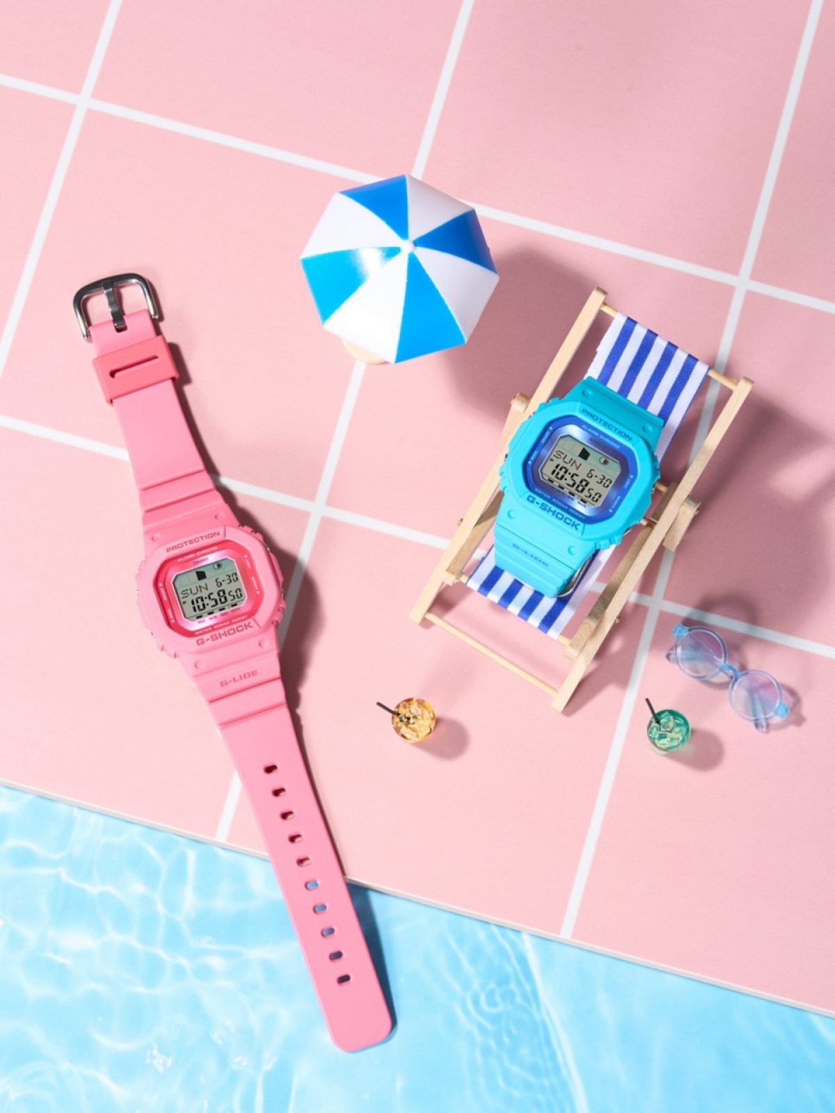 G-SHOCK GLX-S5610-2 手表 蓝色、浅蓝色 #4