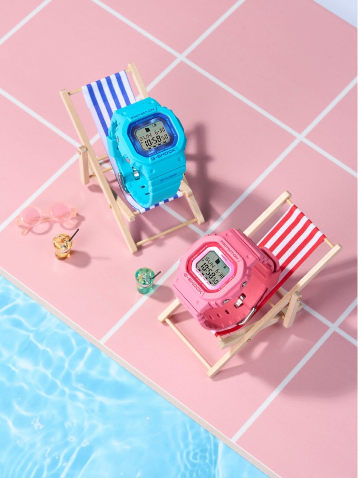 G-SHOCK GLX-S5610-2 手表 蓝色、浅蓝色 #3