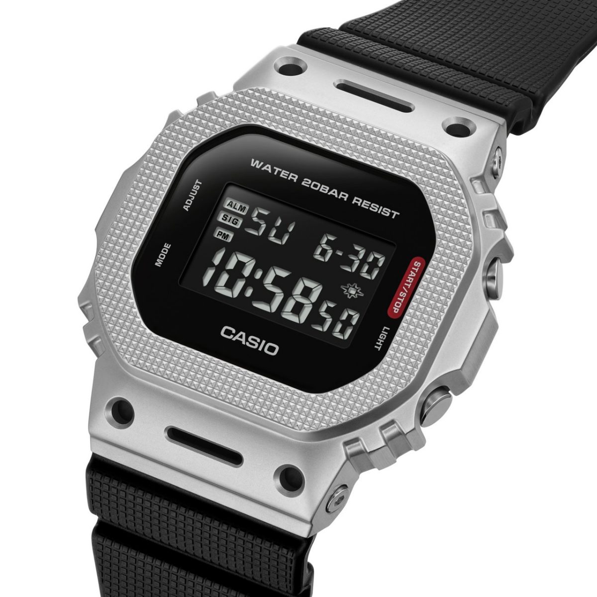 G-SHOCK GM-5600M-1 手表 银色 #3