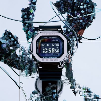 G-SHOCK GM-5600RW-1 手表 银色 #4