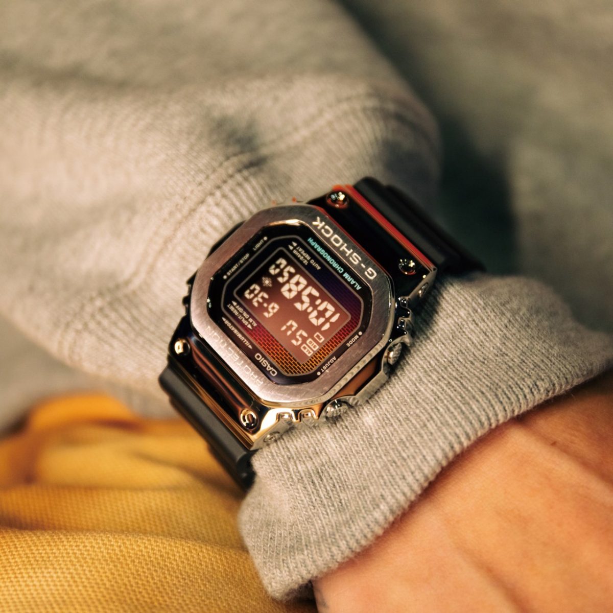 G-SHOCK GM-5600RW-1 手表 银色 #2