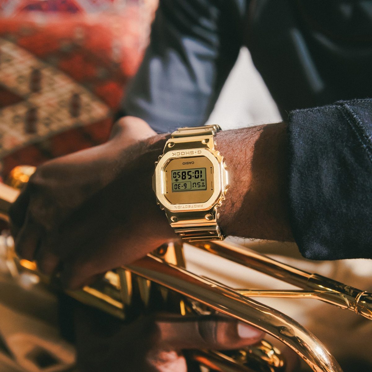 G-SHOCK GM-5600YMG-9 手表 金色 #8