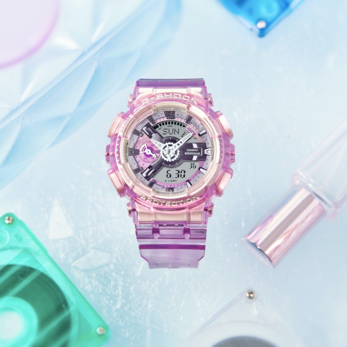 G-SHOCK GMA-S110VW-4A 手表 透明色 #2