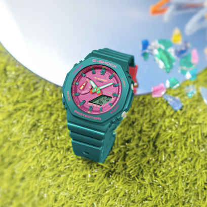 G-SHOCK GMA-S2100BS-3A 手表 绿色 #5