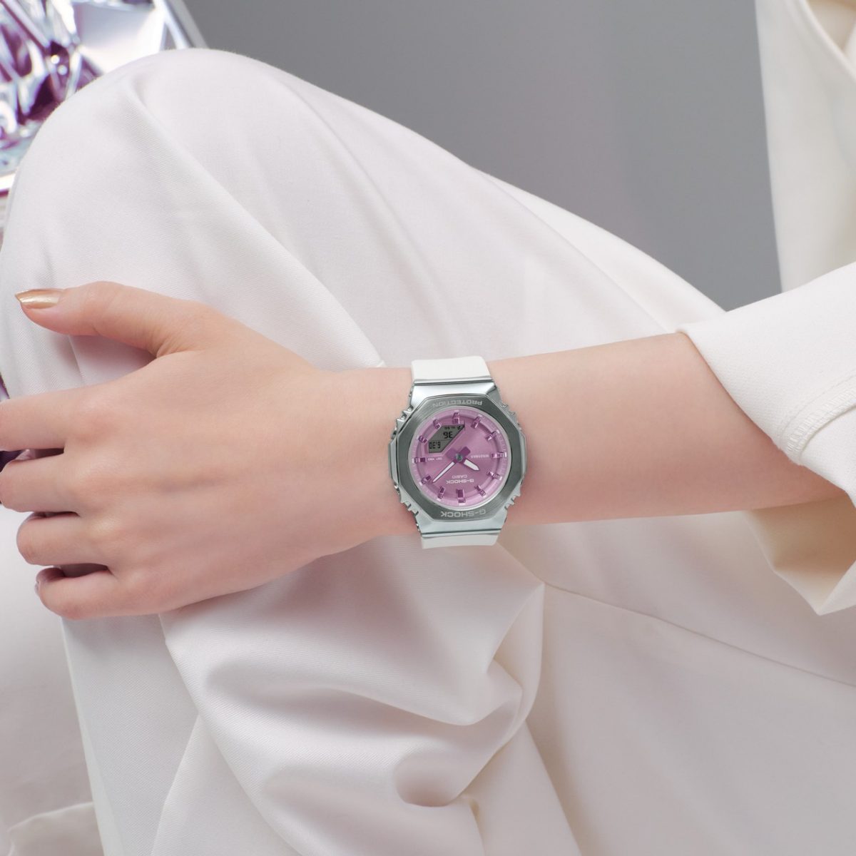 G-SHOCK GM-S2110-7A6 手表 银色 #2