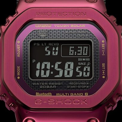 G-SHOCK GMW-B5000RD-4 手表 红色 #5