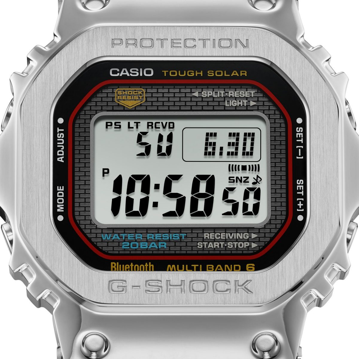 G-SHOCK GMW-B5000D-1C 手表 银色 #9