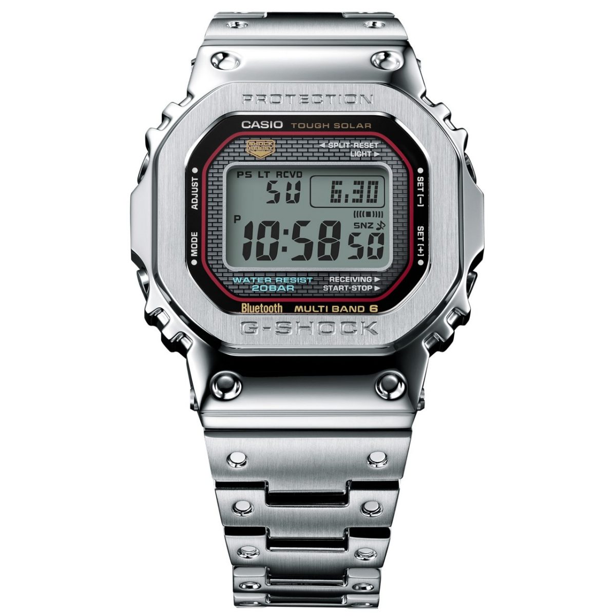 G-SHOCK GMW-B5000D-1C 手表 银色 #8