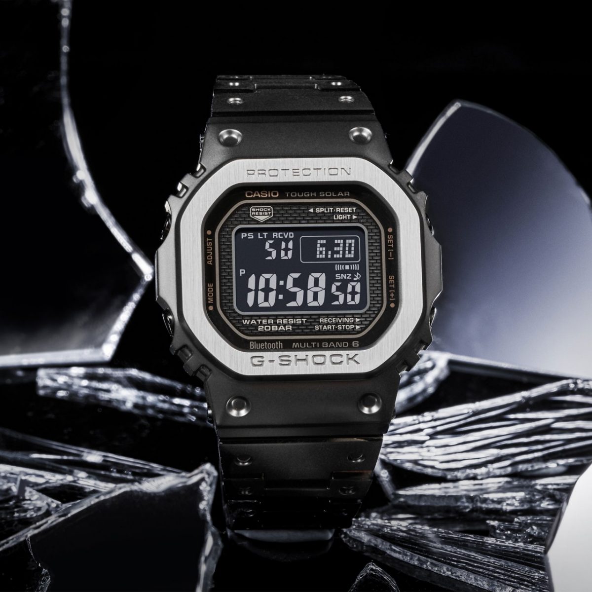 G-SHOCK GMW-B5000MB-1 手表 黑色 #8