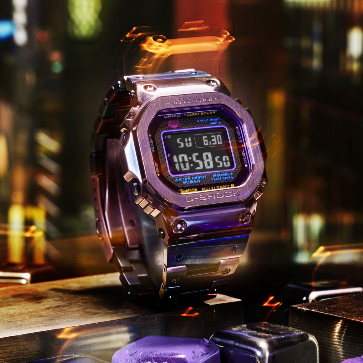 G-SHOCK GMW-B5000PB-6PRT 手表 紫色 #3