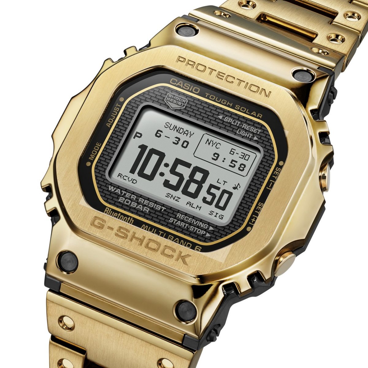 G-SHOCK GMW-BZ5000GD-9 手表 金色 #11