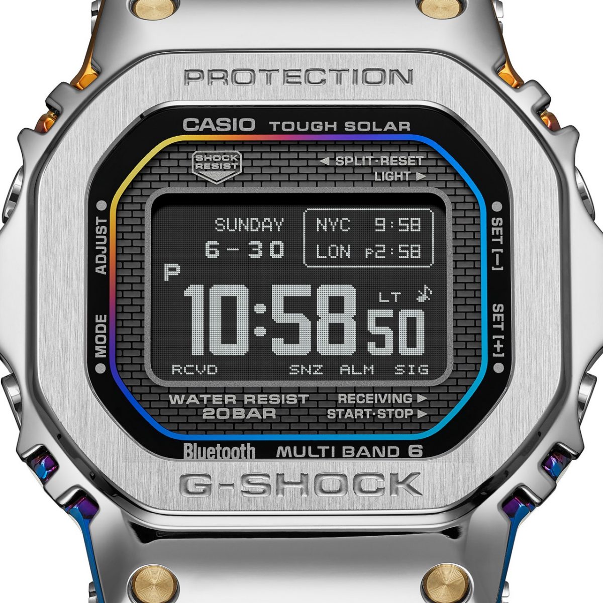 GMW-BZ5000RC-1 主显示字体：标准，D 型：三重时间显示 #21