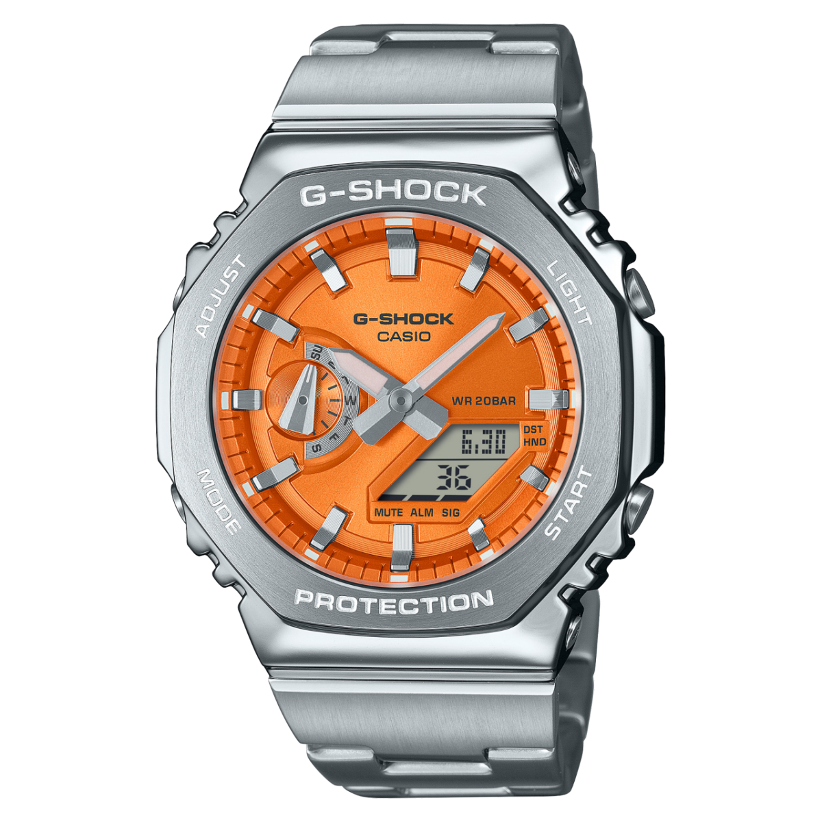 G-SHOCK GM-2110D-4A 手表 银色 #1