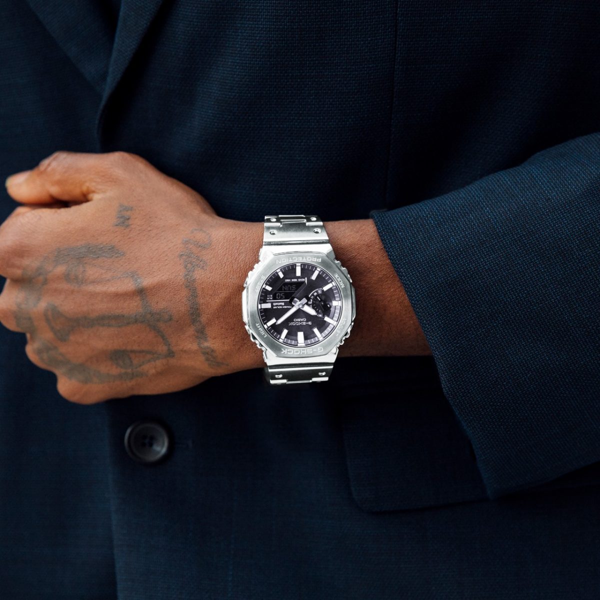 G-SHOCK GM-B2100SD-1A 手表 银色 #9