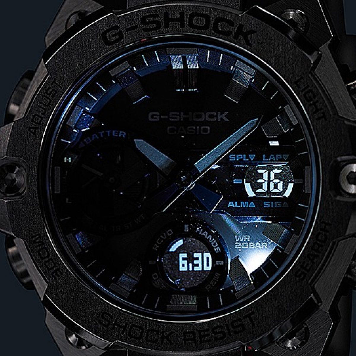 G-SHOCK GST-B400D-1A 手表 银色 #3