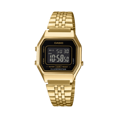 CASIO LA680WGA-1B 手表 金色 #1