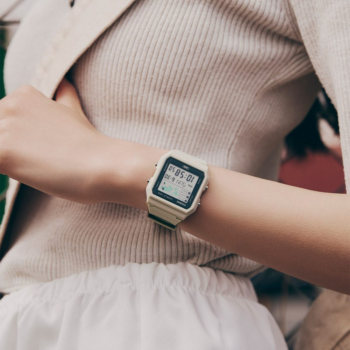 CASIO LF-30W-8A 手表 米色 #3