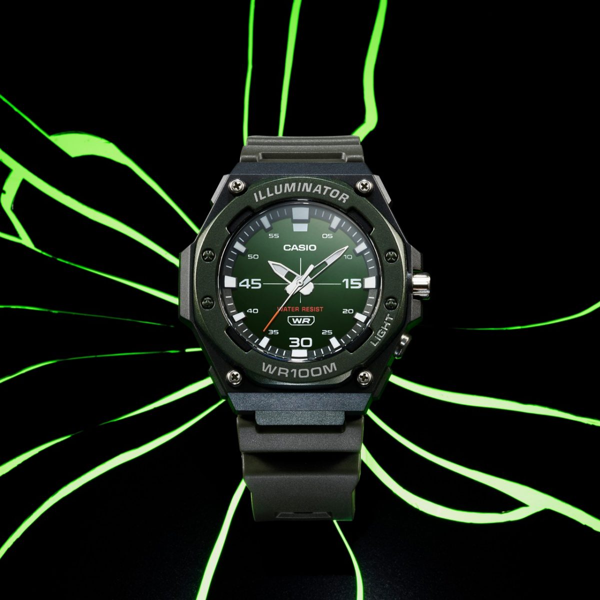 CASIO MW-620H-3AV 手表 绿色 #2