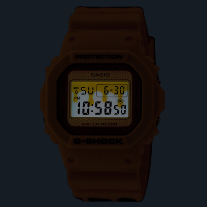 背光灯： G-SHOCK DW-5600SLC-9