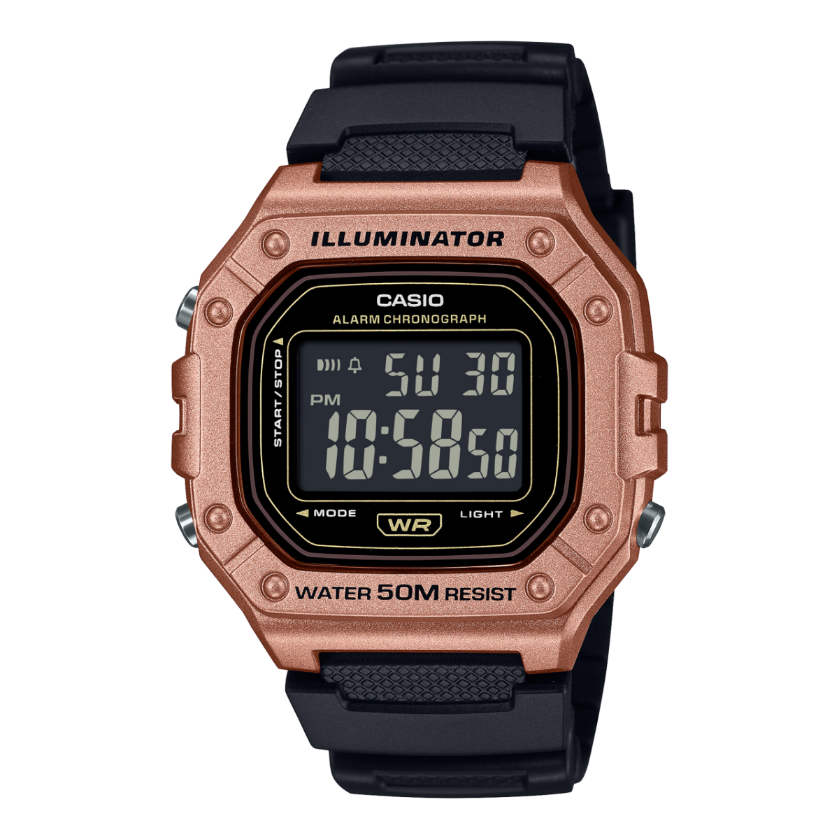 CASIO W-218HM-5BV 手表 棕色 #1