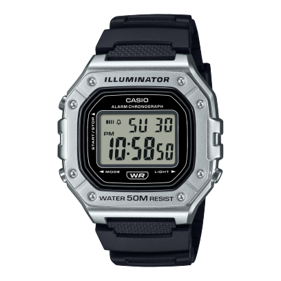 CASIO W-218HM-7AV 手表 银色 #1
