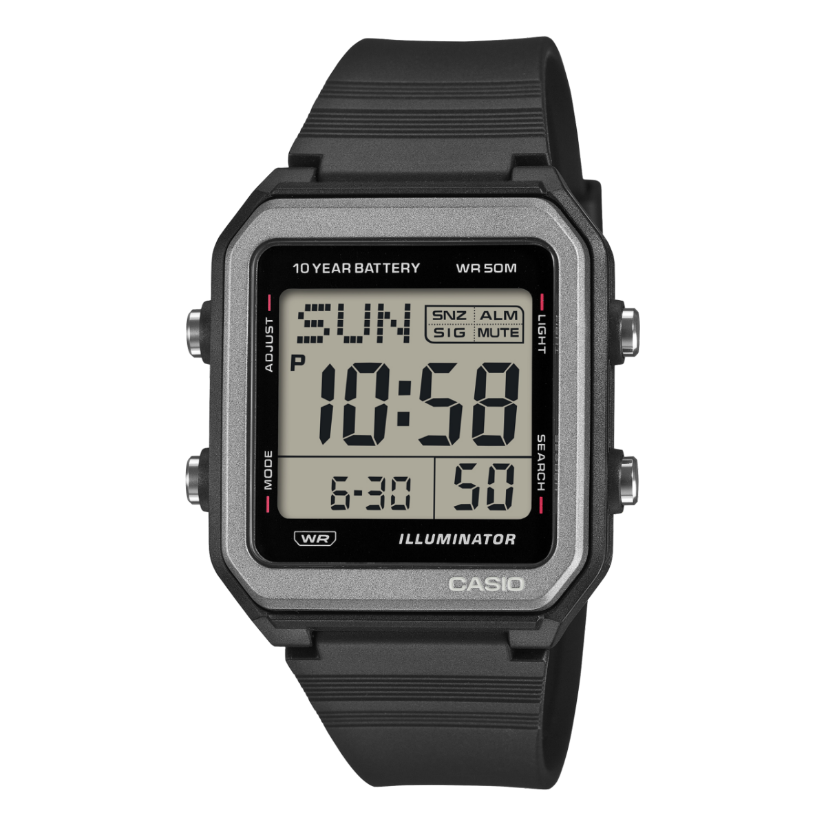 CASIO W-221H-1AV 手表 黑色 #1