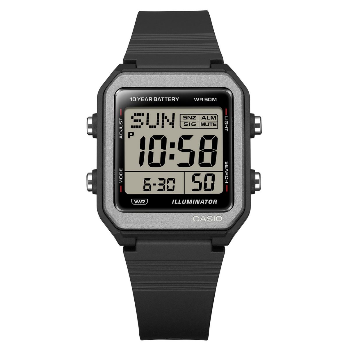 CASIO W-221H-1AV 手表 黑色 #4