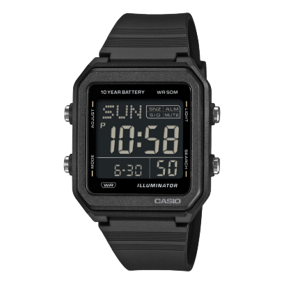 CASIO W-221H-1BV 手表 黑色 #1
