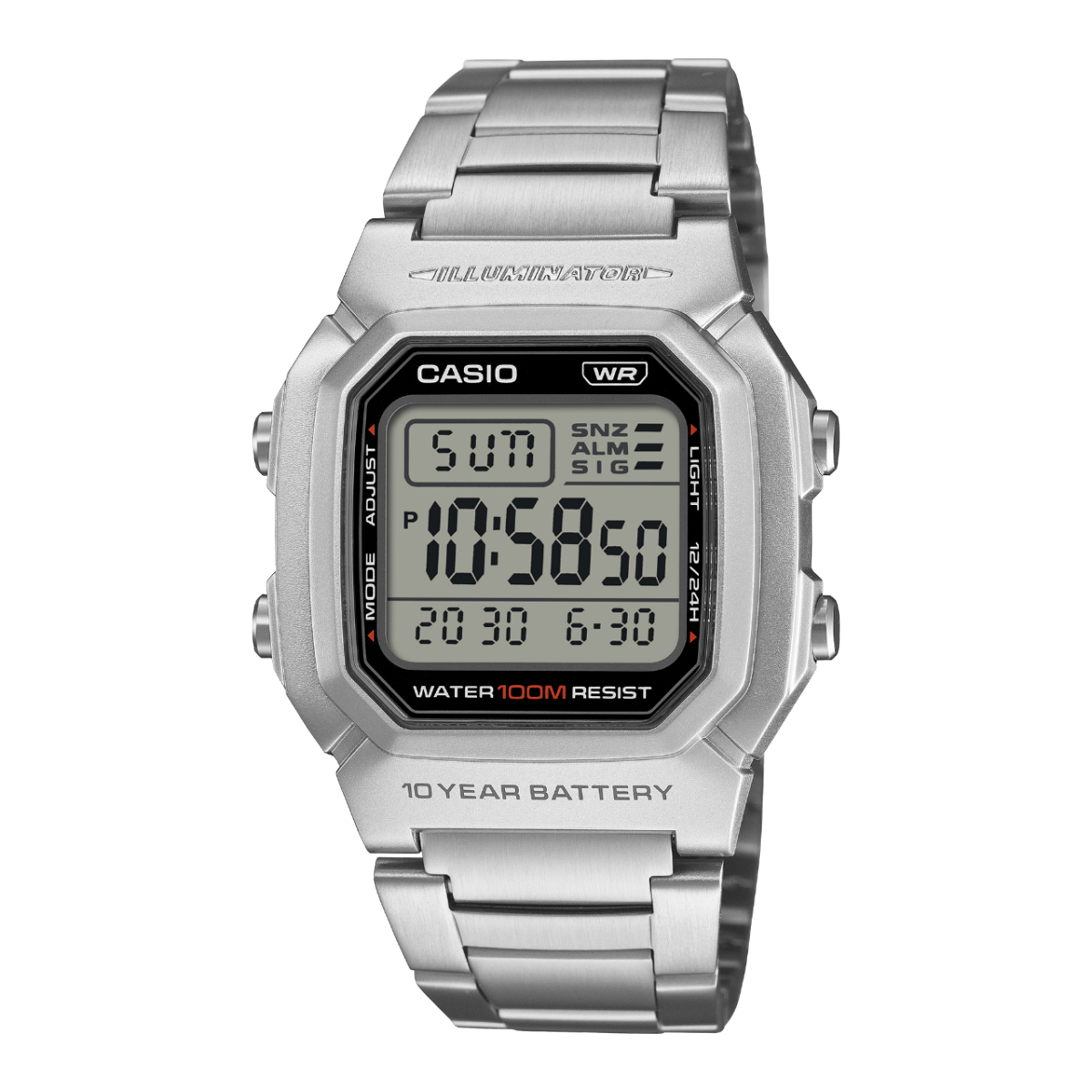 CASIO W-800HD-1AV 手表 银色 #1