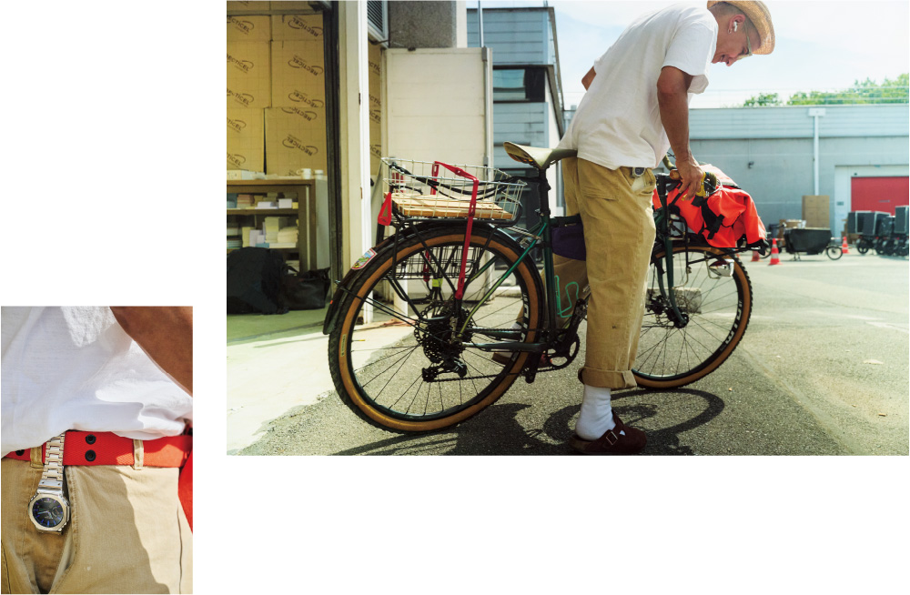 拉姆丹-图哈米骑自行车的照片