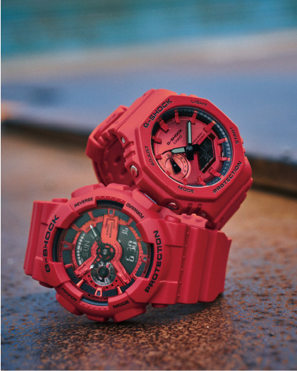 石面红色 G-SHOCK。