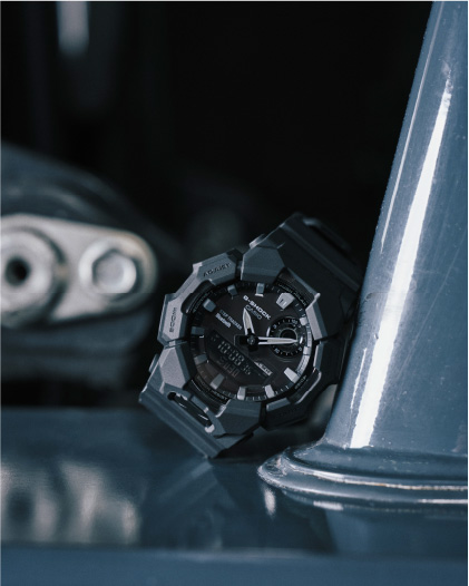 多个 G-SHOCK 表面特写。